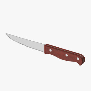 3d model steak knife
