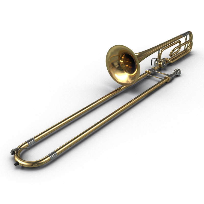 trombone 3d 3ds