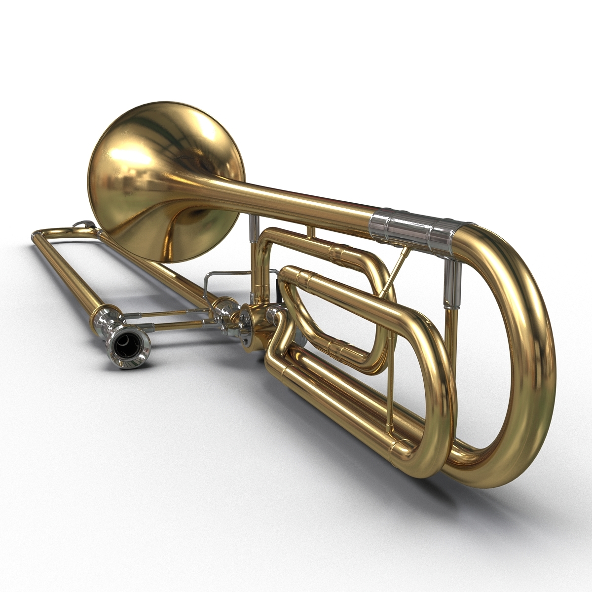 trombone 3d 3ds