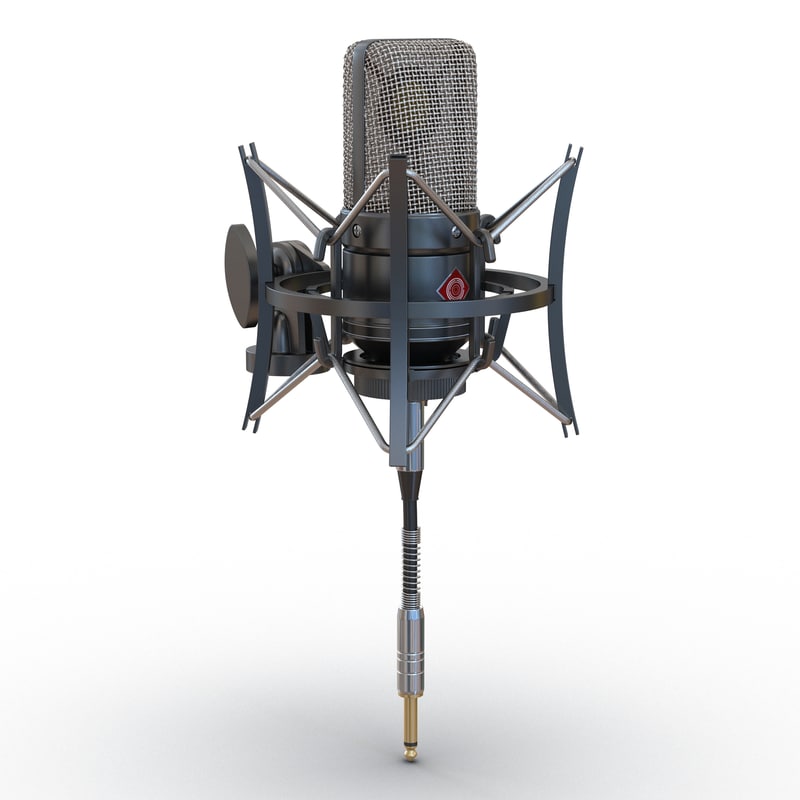 condenser microphone generic 3d 3ds