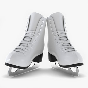 3d model of ice skates
