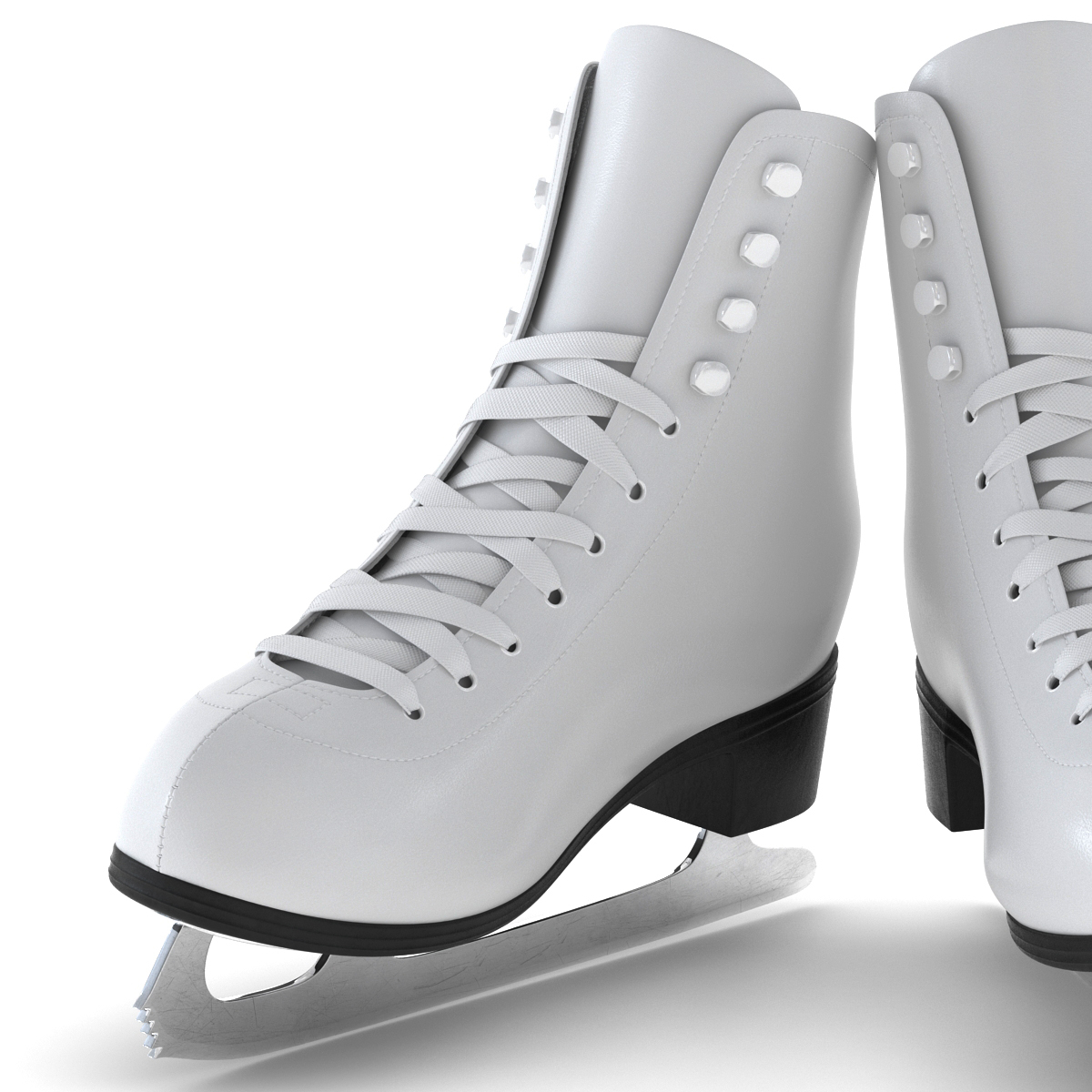 3d model of ice skates