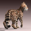 max bengal cat fur hair animation