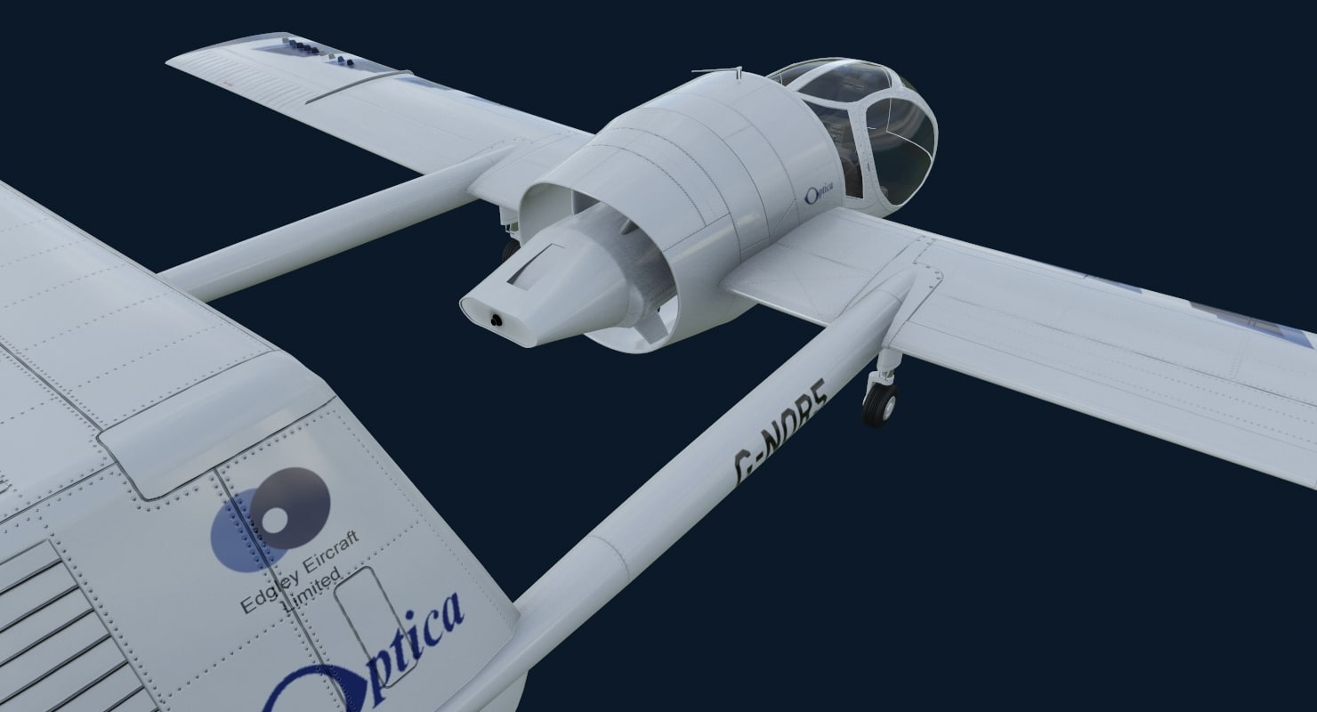 edgley optica plane 3d max