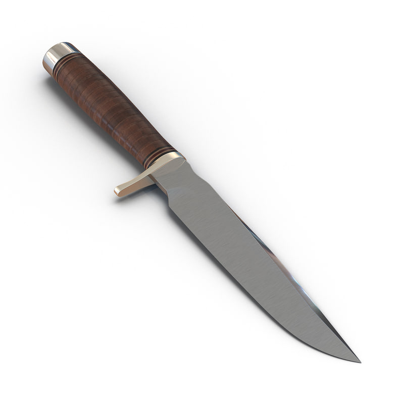 3d model hunting knife