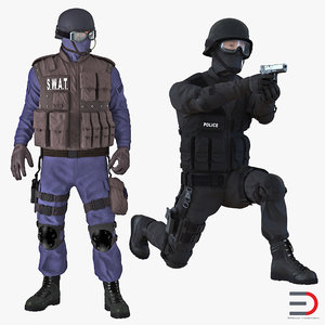 max swat rigged policemans 3