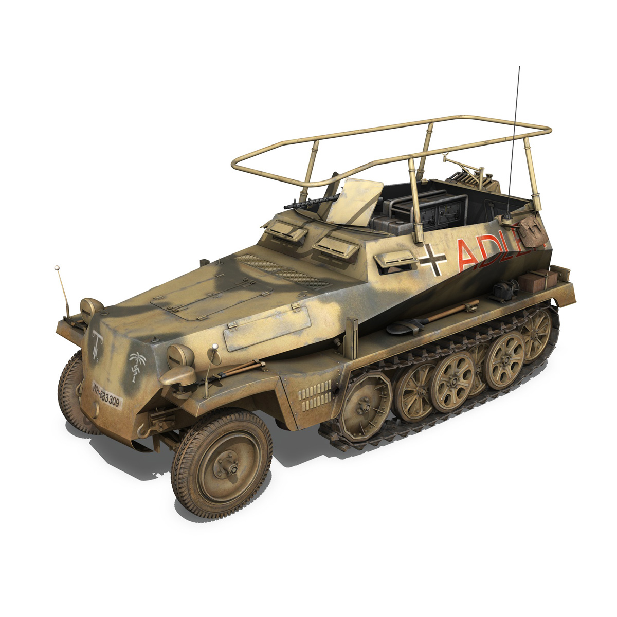 sd kfz 250 3 3d model