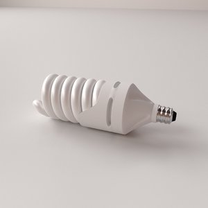 3d model spiral bulb