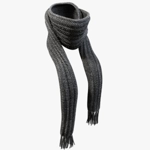 3d knitted scarf