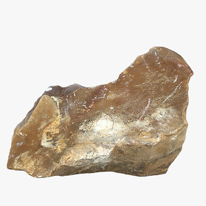 3d flint stone