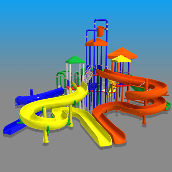 Water Park 3D Models for Download | TurboSquid