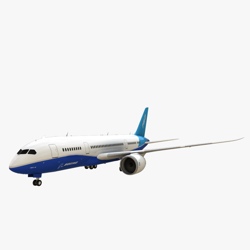 boeing 787-8 dreamliner 3d model