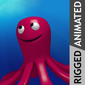 octopus animation 3d 3ds