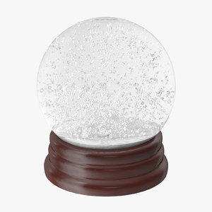 snow globe 3d model