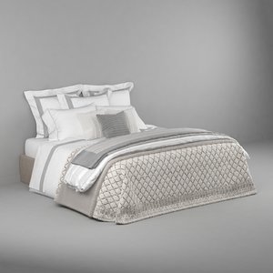 3d model zara clothes bed