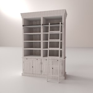 bookcase v2 3d model