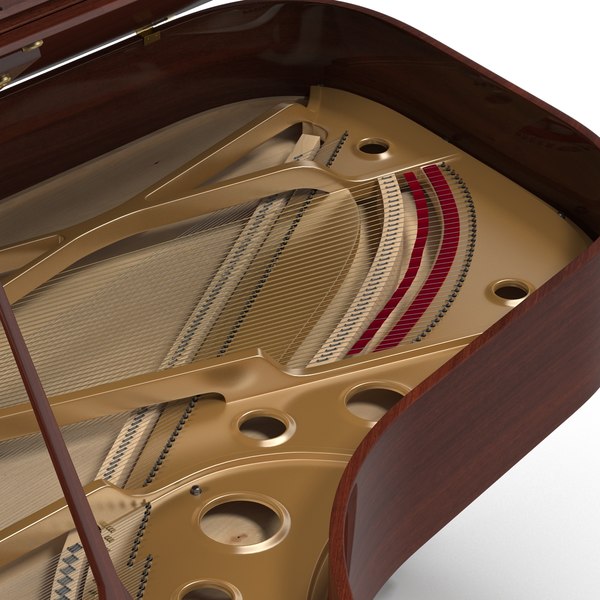 3d model grand piano