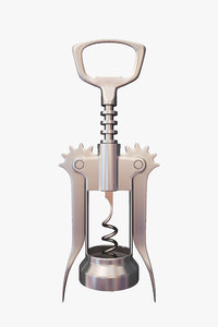 corkscrew modeled 3d max