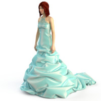 Wedding Dress 3D Models for Download | TurboSquid