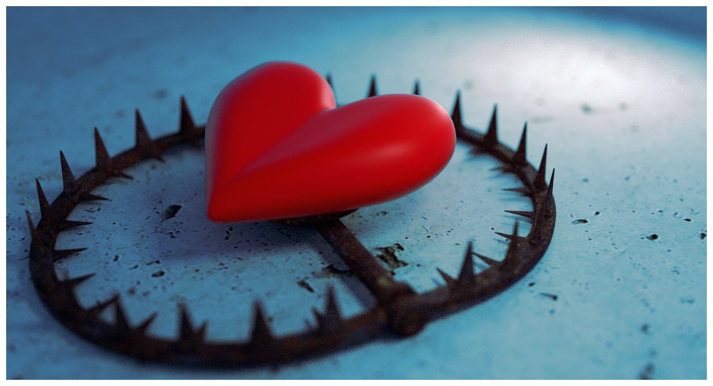 Coração da armadilha Modelo 3D TurboSquid 997103