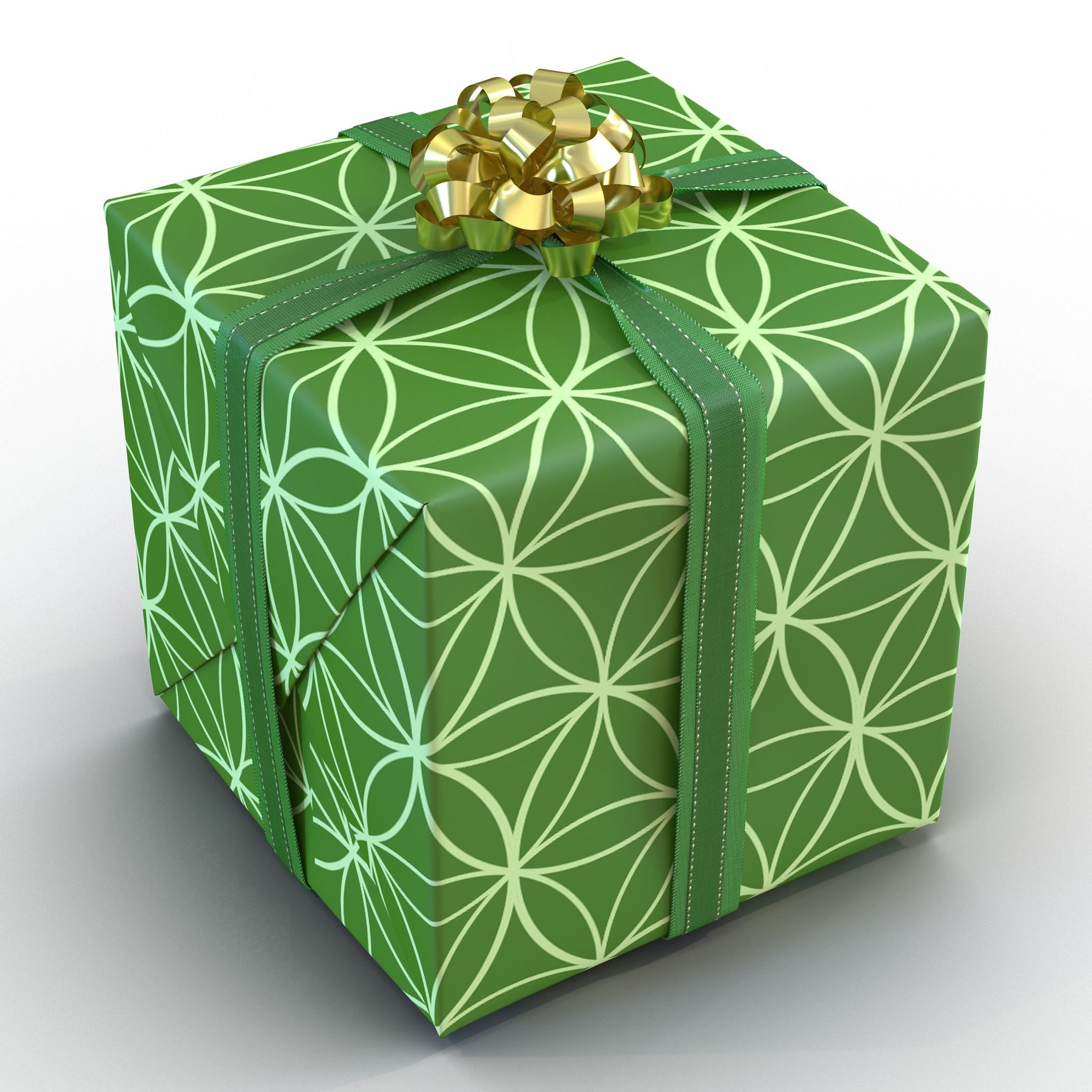 giftbox 2 green 3ds