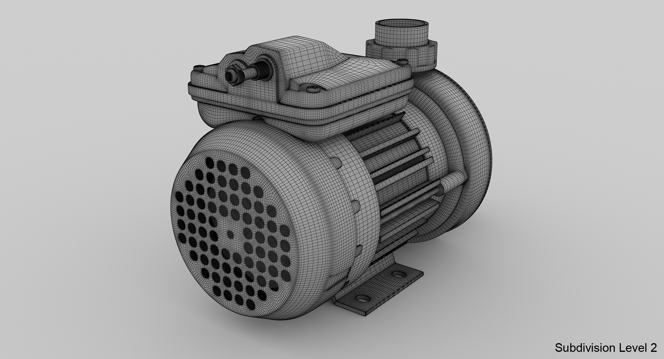 water pump 1 3d model