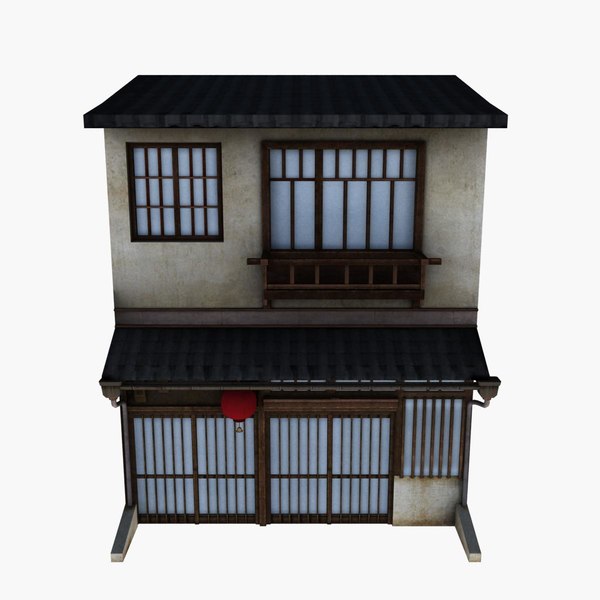 3d Japan House Japanese Model