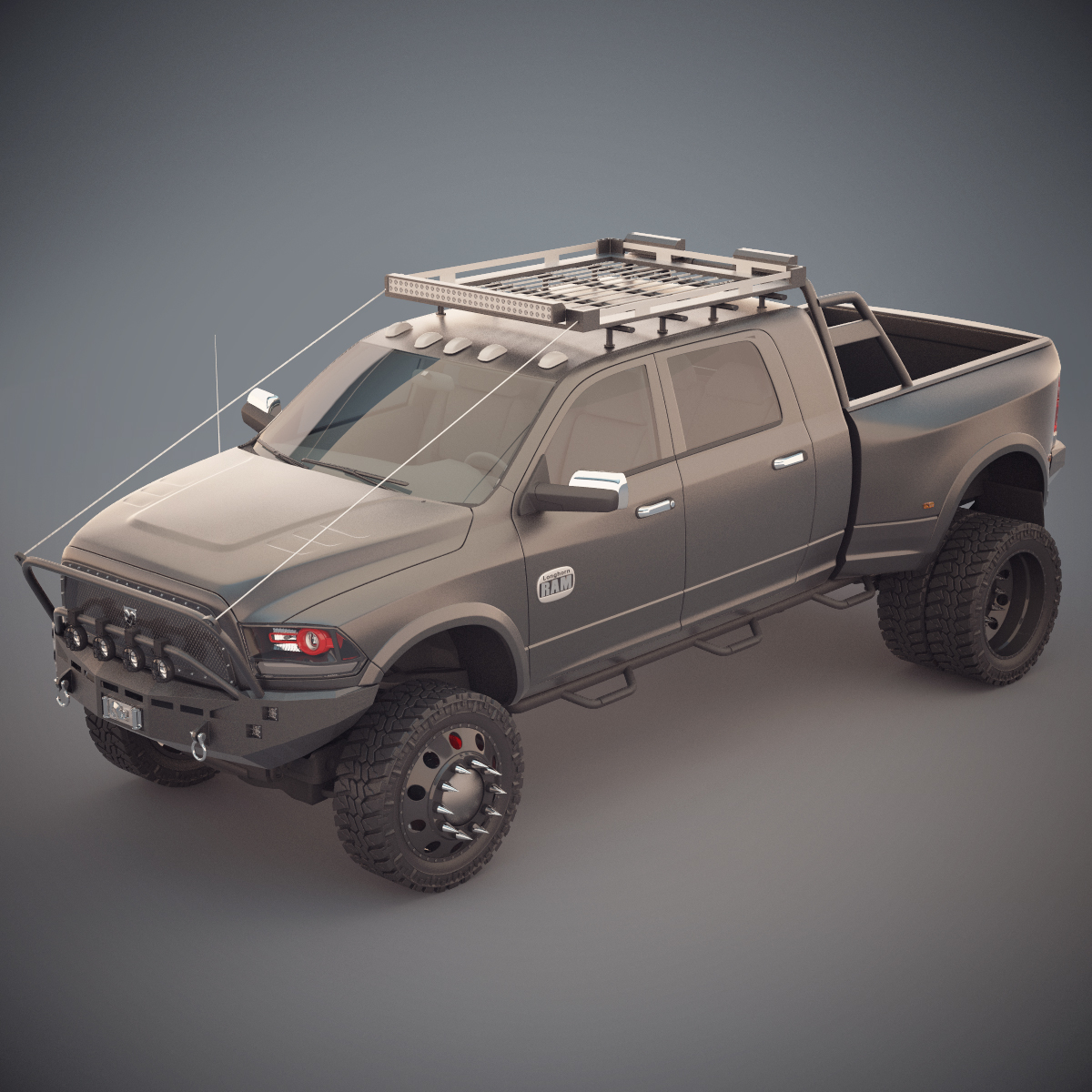 Dodge ram 3d model