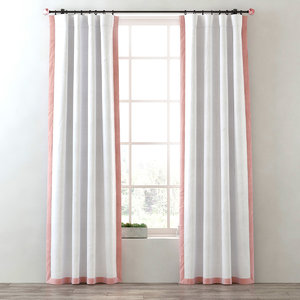 curtains bordered cotton canvas max