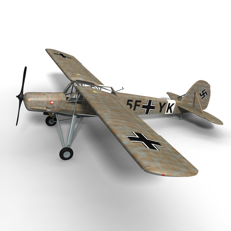 purchase storch fieseler fi 3d model