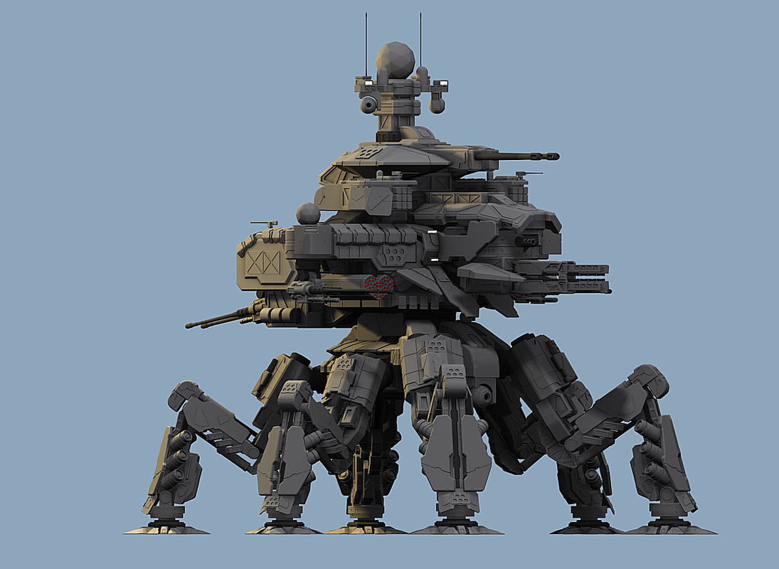 mech annihilator 3d model