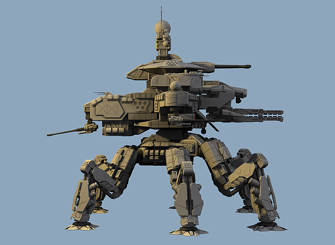 mech annihilator 3d model