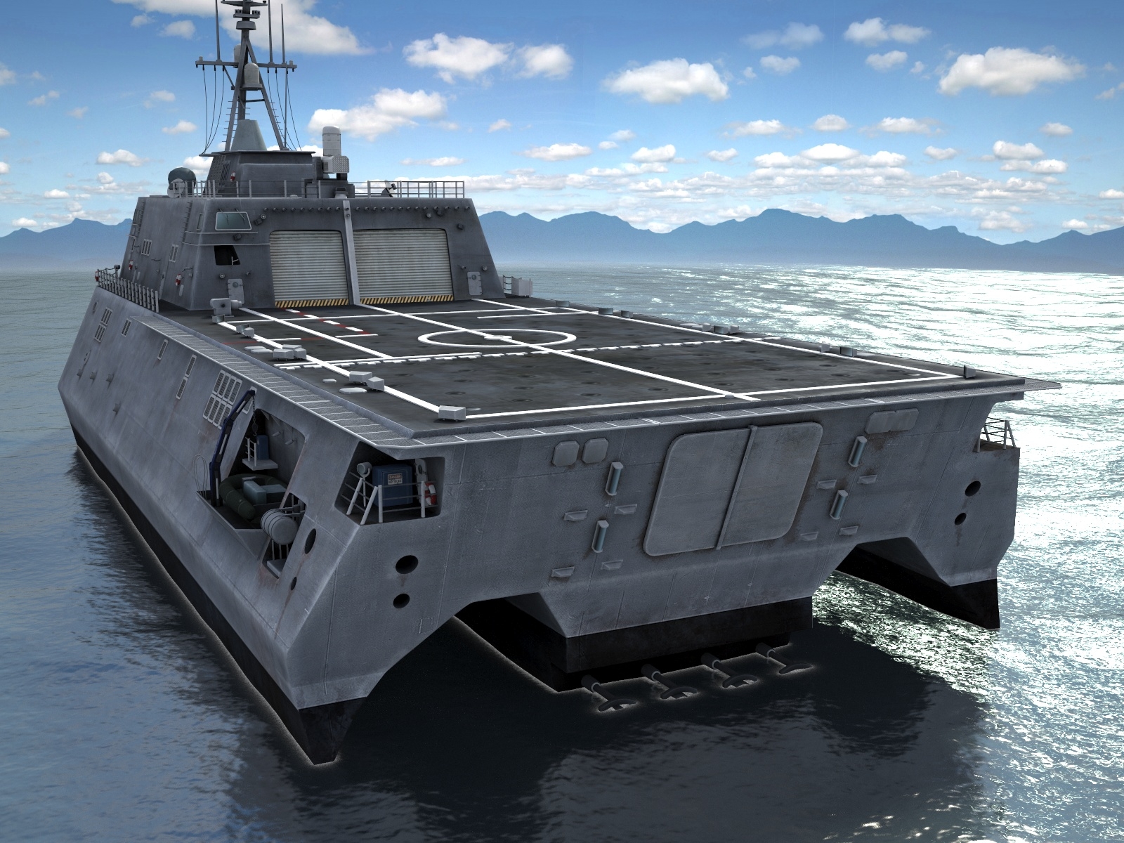 uss independence lcs-2船3d模型