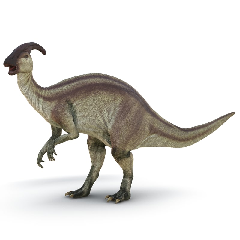 parasaurolophus pose 2 3d obj