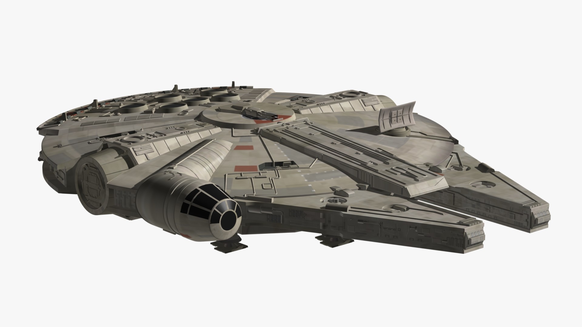 3d millennium falcon model