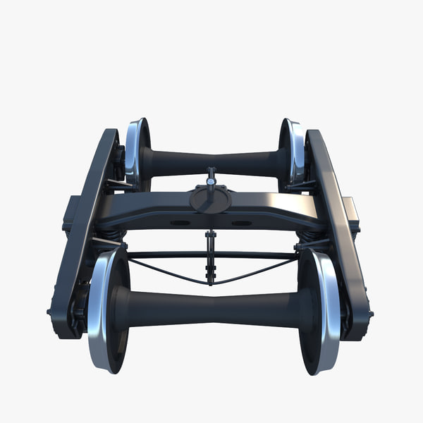 bogie 18-100 train wheel 3d model