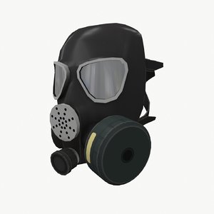3d gas mask