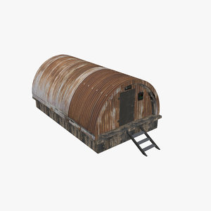 3d model of mini barack