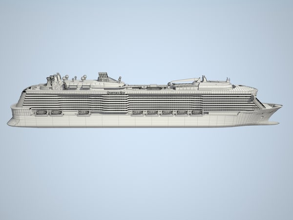 quantum seas 3d model