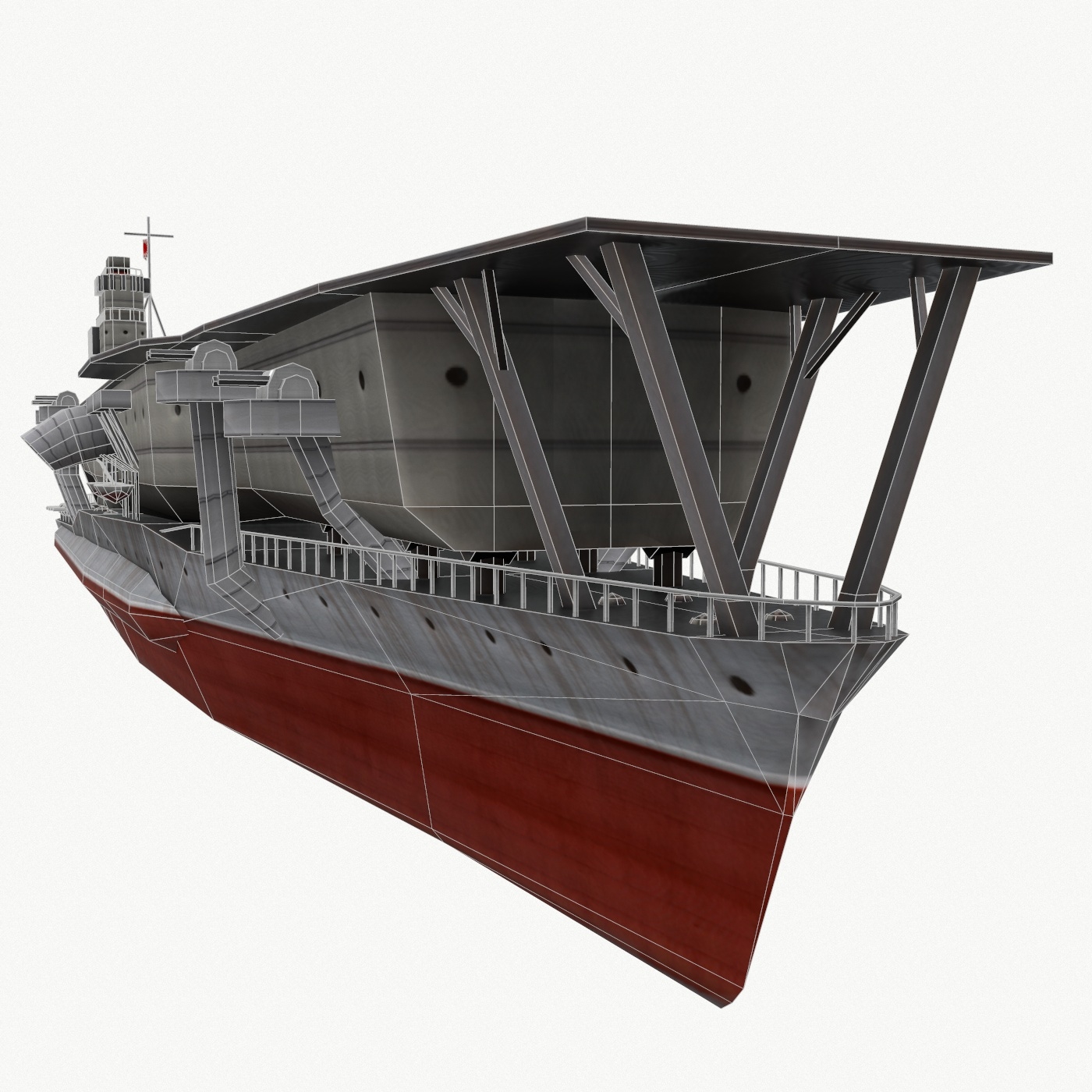 3d-kaga-aircraft-carrier