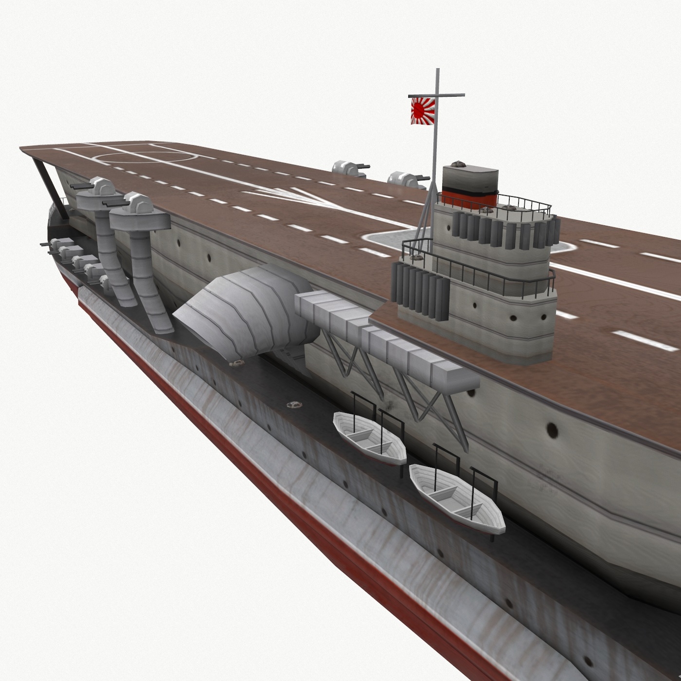 3d kaga aircraft carrier