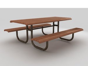 3ds picnic table