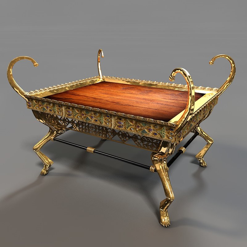 3d egypt table model