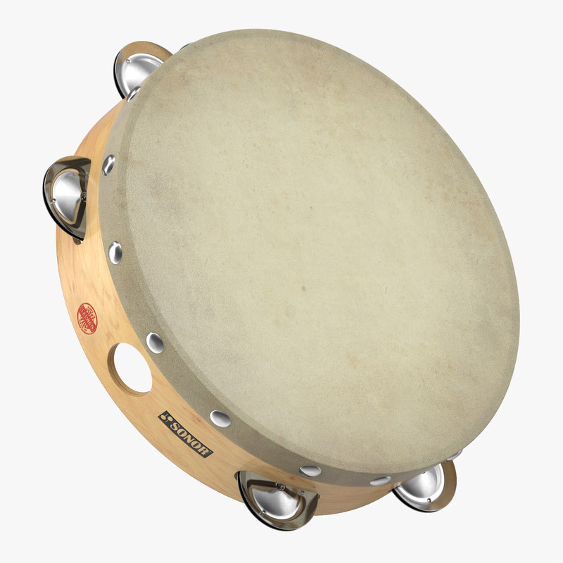 3d orchestral tambourine