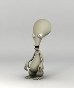 3d model roger smith american dad