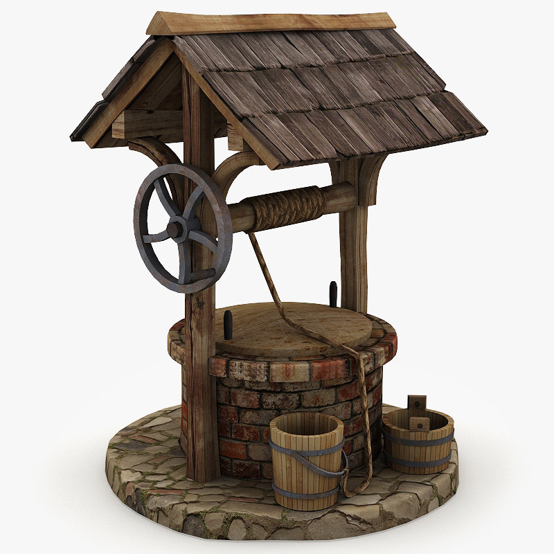 3d model of medieval water