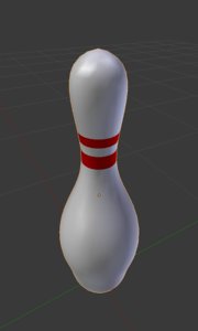 free basic bowling pin 3d model