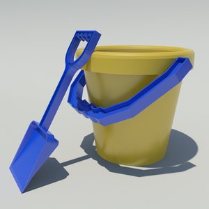 bucket spade 3d model