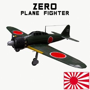 3d mitsubishi a6m2 zero plane