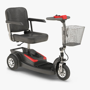 electric wheelchair 3d 3ds